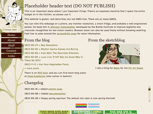 Screenshot of Kalechips v2
