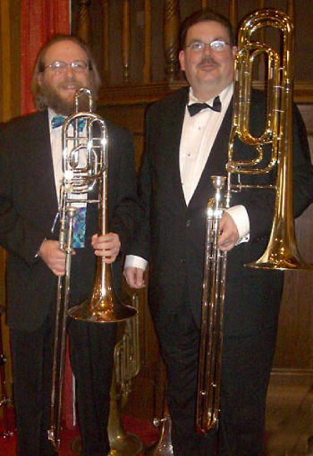 Bass and contrabass trombones